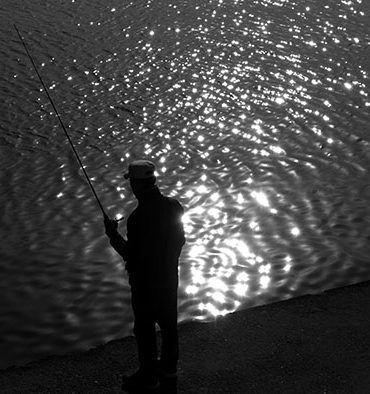Fisherman by the Han River, Seoul